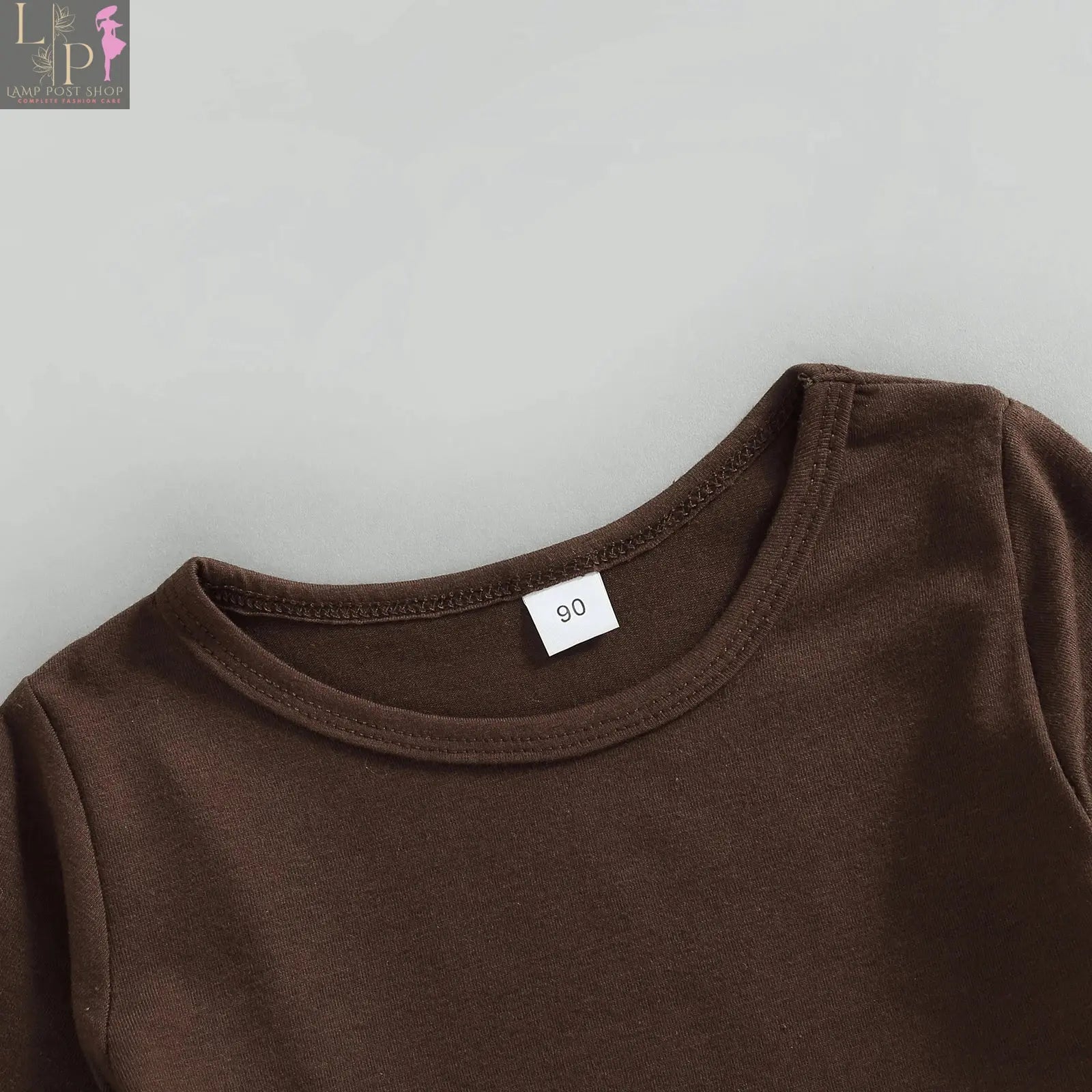 Toddler Kids Girls Thanksgiving Outfits Long Sleeve Dress Tops with Pants 0-6Years Lamp Post